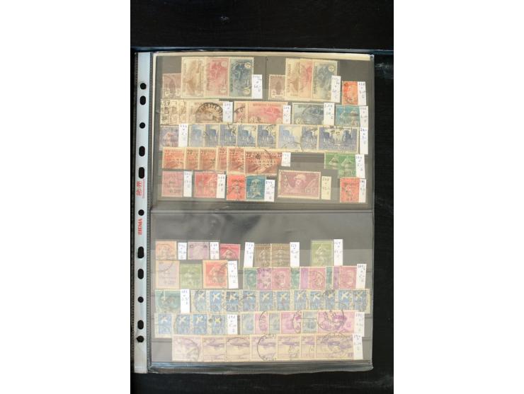 1849/2005, postfrischer, ungebrauchter und gestempelter Bestand mit u.a. Mi.-Nr. 220-21, 239, 248 (H-Blatt), 305-11, 321 (2),