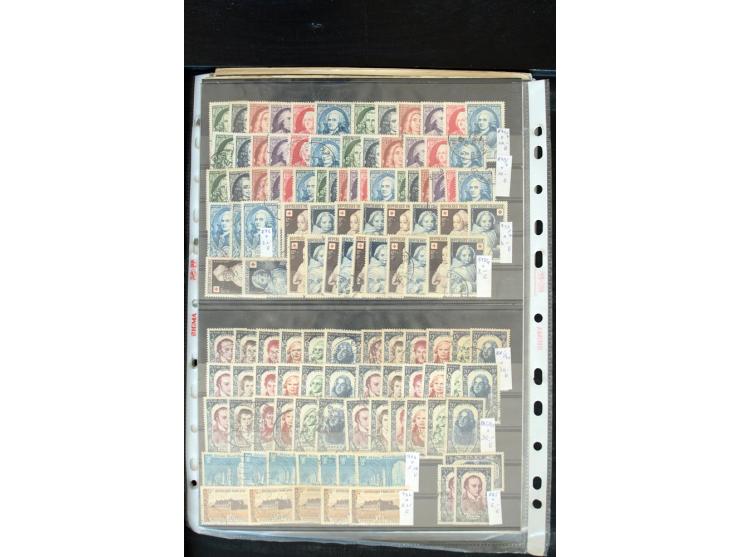 1849/2005, postfrischer, ungebrauchter und gestempelter Bestand mit u.a. Mi.-Nr. 220-21, 239, 248 (H-Blatt), 305-11, 321 (2),