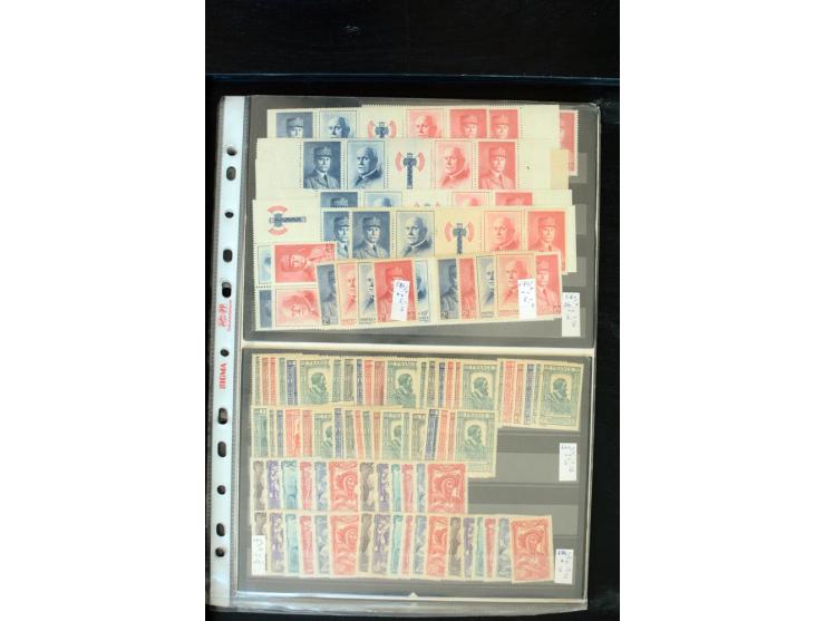 1849/2005, postfrischer, ungebrauchter und gestempelter Bestand mit u.a. Mi.-Nr. 220-21, 239, 248 (H-Blatt), 305-11, 321 (2),