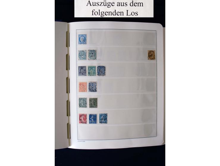 1849/2005, anfangs gestempelte, ab 1906 postfrische und ungebrauchte Sammlung, ab 1945 kpl. mit u.a. Mi.-Nr. 2, 5, 7, 8, 17, 