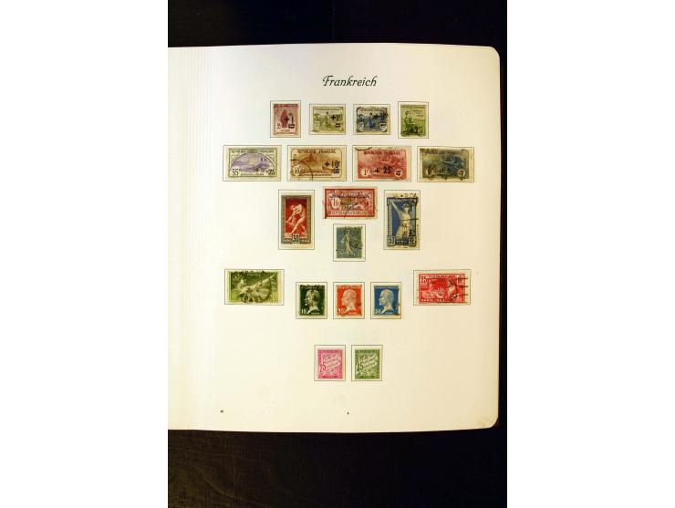 1849/1959, postfrische, ungebrauchte und gestempelte Sammlung mit vielen guten Ausgaben wie Mi.-Nr. 311, 321, Bl.1, 3, Porto,