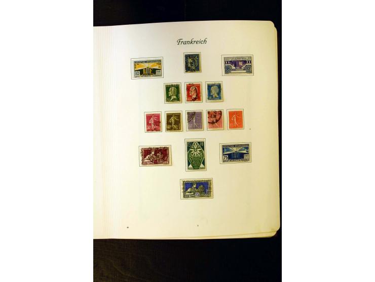 1849/1959, postfrische, ungebrauchte und gestempelte Sammlung mit vielen guten Ausgaben wie Mi.-Nr. 311, 321, Bl.1, 3, Porto,