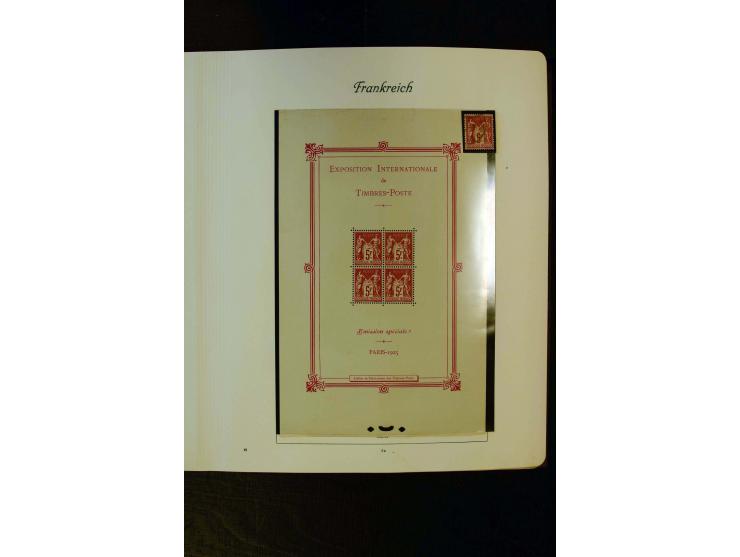 1849/1959, postfrische, ungebrauchte und gestempelte Sammlung mit vielen guten Ausgaben wie Mi.-Nr. 311, 321, Bl.1, 3, Porto,