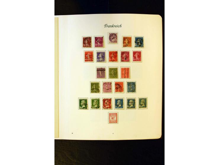 1849/1959, postfrische, ungebrauchte und gestempelte Sammlung mit vielen guten Ausgaben wie Mi.-Nr. 311, 321, Bl.1, 3, Porto,