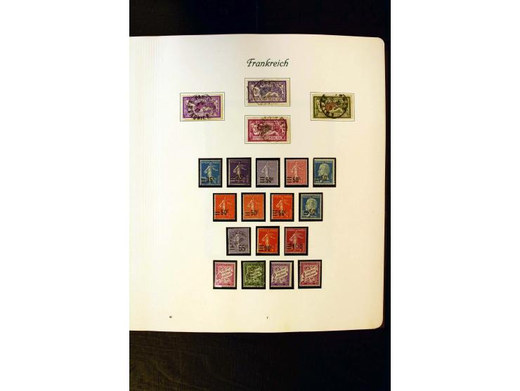 1849/1959, postfrische, ungebrauchte und gestempelte Sammlung mit vielen guten Ausgaben wie Mi.-Nr. 311, 321, Bl.1, 3, Porto,