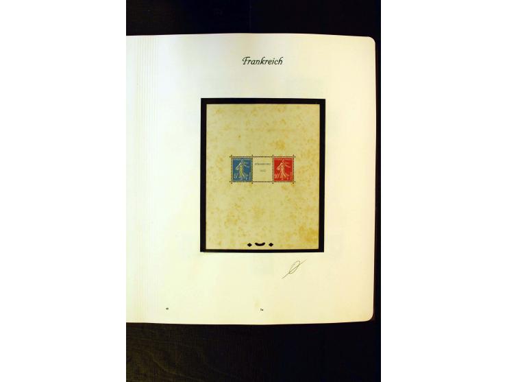 1849/1959, postfrische, ungebrauchte und gestempelte Sammlung mit vielen guten Ausgaben wie Mi.-Nr. 311, 321, Bl.1, 3, Porto,