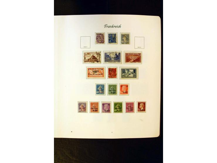 1849/1959, postfrische, ungebrauchte und gestempelte Sammlung mit vielen guten Ausgaben wie Mi.-Nr. 311, 321, Bl.1, 3, Porto,