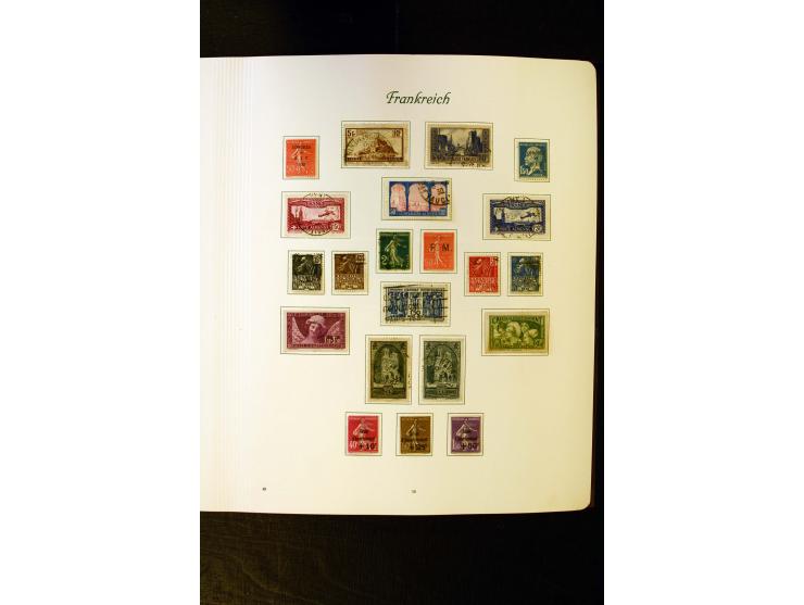 1849/1959, postfrische, ungebrauchte und gestempelte Sammlung mit vielen guten Ausgaben wie Mi.-Nr. 311, 321, Bl.1, 3, Porto,