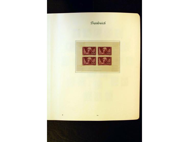 1849/1959, postfrische, ungebrauchte und gestempelte Sammlung mit vielen guten Ausgaben wie Mi.-Nr. 311, 321, Bl.1, 3, Porto,