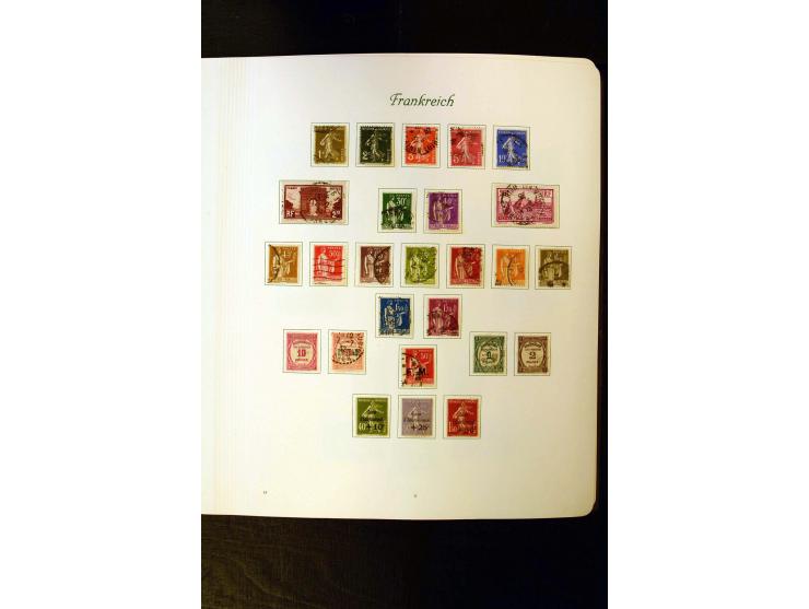 1849/1959, postfrische, ungebrauchte und gestempelte Sammlung mit vielen guten Ausgaben wie Mi.-Nr. 311, 321, Bl.1, 3, Porto,