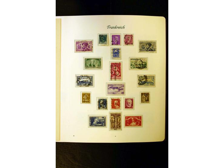 1849/1959, postfrische, ungebrauchte und gestempelte Sammlung mit vielen guten Ausgaben wie Mi.-Nr. 311, 321, Bl.1, 3, Porto,