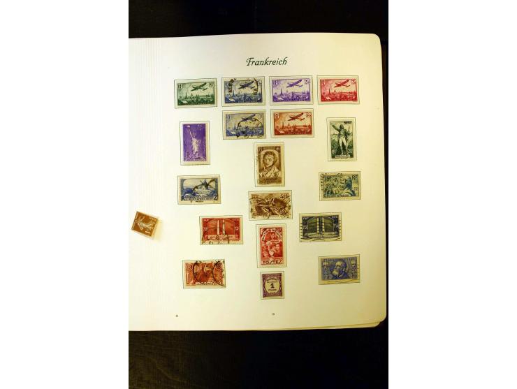 1849/1959, postfrische, ungebrauchte und gestempelte Sammlung mit vielen guten Ausgaben wie Mi.-Nr. 311, 321, Bl.1, 3, Porto,