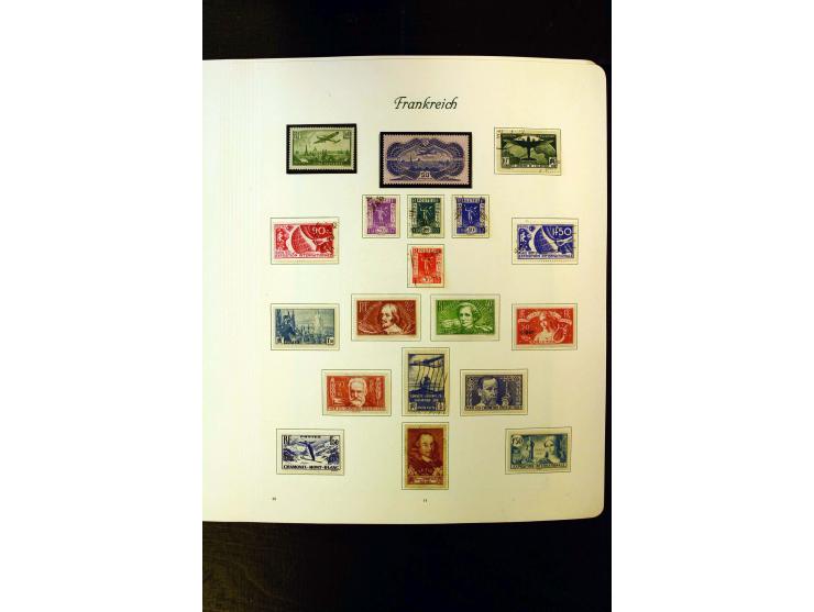 1849/1959, postfrische, ungebrauchte und gestempelte Sammlung mit vielen guten Ausgaben wie Mi.-Nr. 311, 321, Bl.1, 3, Porto,