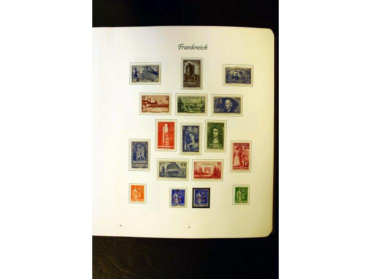 1849/1959, postfrische, ungebrauchte und gestempelte Sammlung mit vielen guten Ausgaben wie Mi.-Nr. 311, 321, Bl.1, 3, Porto,