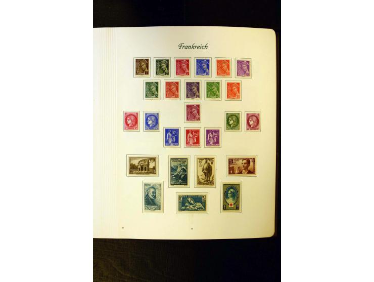1849/1959, postfrische, ungebrauchte und gestempelte Sammlung mit vielen guten Ausgaben wie Mi.-Nr. 311, 321, Bl.1, 3, Porto,