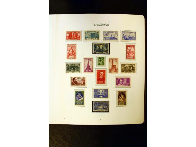 1849/1959, postfrische, ungebrauchte und gestempelte Sammlung mit vielen guten Ausgaben wie Mi.-Nr. 311, 321, Bl.1, 3, Porto,