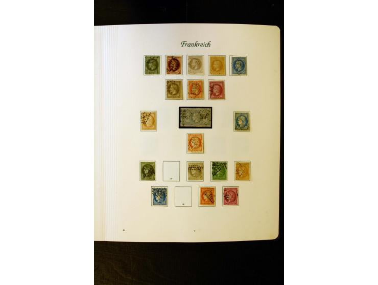 1849/1959, postfrische, ungebrauchte und gestempelte Sammlung mit vielen guten Ausgaben wie Mi.-Nr. 311, 321, Bl.1, 3, Porto,