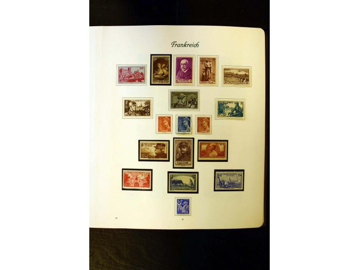 1849/1959, postfrische, ungebrauchte und gestempelte Sammlung mit vielen guten Ausgaben wie Mi.-Nr. 311, 321, Bl.1, 3, Porto,