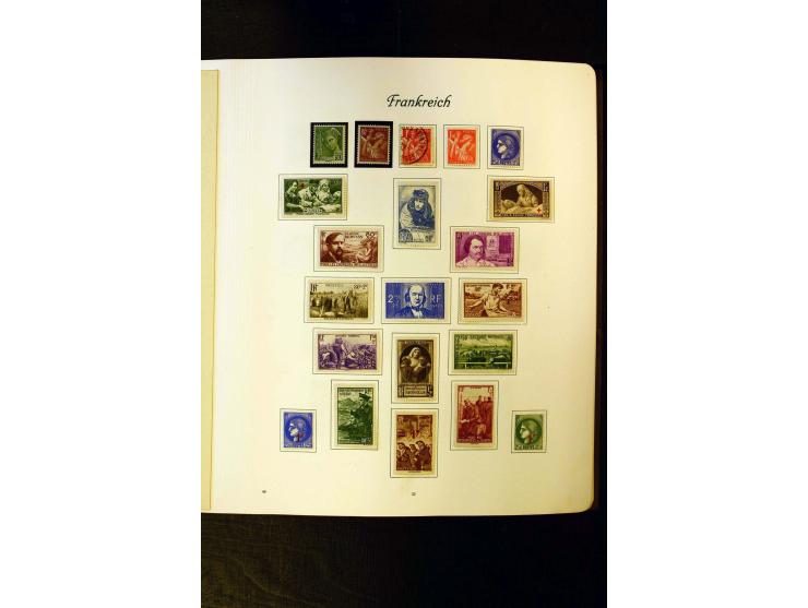 1849/1959, postfrische, ungebrauchte und gestempelte Sammlung mit vielen guten Ausgaben wie Mi.-Nr. 311, 321, Bl.1, 3, Porto,