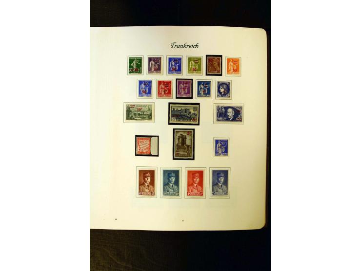 1849/1959, postfrische, ungebrauchte und gestempelte Sammlung mit vielen guten Ausgaben wie Mi.-Nr. 311, 321, Bl.1, 3, Porto,