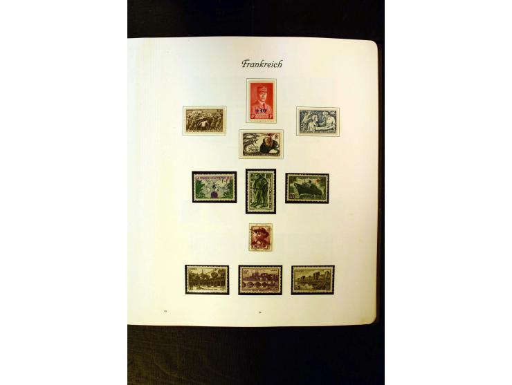 1849/1959, postfrische, ungebrauchte und gestempelte Sammlung mit vielen guten Ausgaben wie Mi.-Nr. 311, 321, Bl.1, 3, Porto,