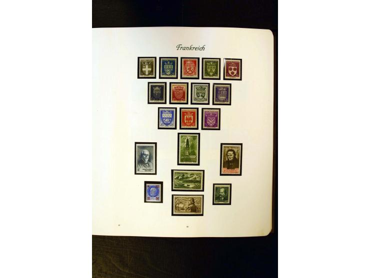 1849/1959, postfrische, ungebrauchte und gestempelte Sammlung mit vielen guten Ausgaben wie Mi.-Nr. 311, 321, Bl.1, 3, Porto,