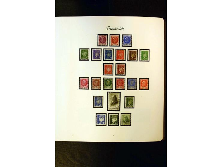 1849/1959, postfrische, ungebrauchte und gestempelte Sammlung mit vielen guten Ausgaben wie Mi.-Nr. 311, 321, Bl.1, 3, Porto,