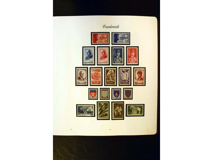 1849/1959, postfrische, ungebrauchte und gestempelte Sammlung mit vielen guten Ausgaben wie Mi.-Nr. 311, 321, Bl.1, 3, Porto,