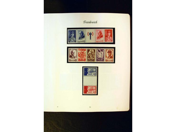 1849/1959, postfrische, ungebrauchte und gestempelte Sammlung mit vielen guten Ausgaben wie Mi.-Nr. 311, 321, Bl.1, 3, Porto,