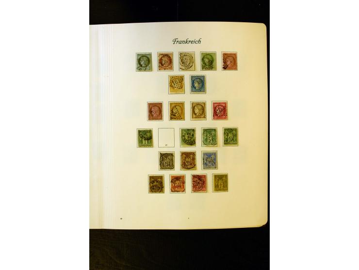 1849/1959, postfrische, ungebrauchte und gestempelte Sammlung mit vielen guten Ausgaben wie Mi.-Nr. 311, 321, Bl.1, 3, Porto,