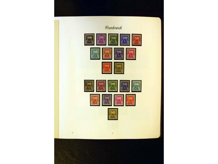 1849/1959, postfrische, ungebrauchte und gestempelte Sammlung mit vielen guten Ausgaben wie Mi.-Nr. 311, 321, Bl.1, 3, Porto,