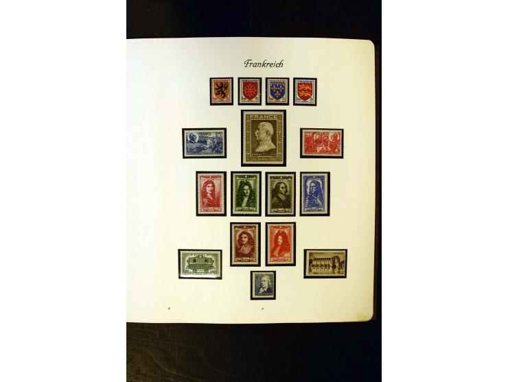 1849/1959, postfrische, ungebrauchte und gestempelte Sammlung mit vielen guten Ausgaben wie Mi.-Nr. 311, 321, Bl.1, 3, Porto,