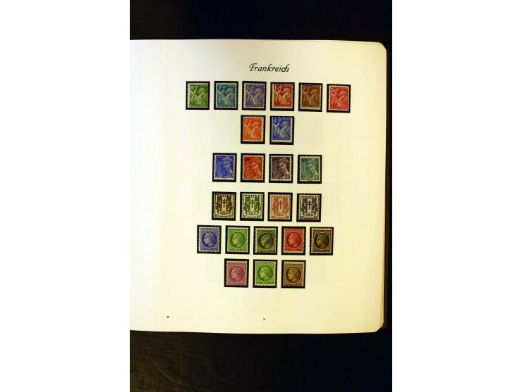 1849/1959, postfrische, ungebrauchte und gestempelte Sammlung mit vielen guten Ausgaben wie Mi.-Nr. 311, 321, Bl.1, 3, Porto,