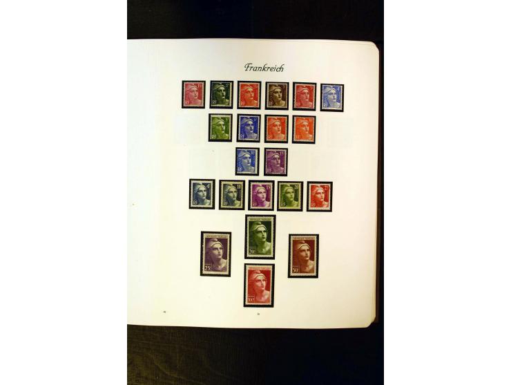 1849/1959, postfrische, ungebrauchte und gestempelte Sammlung mit vielen guten Ausgaben wie Mi.-Nr. 311, 321, Bl.1, 3, Porto,