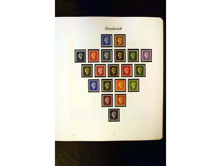 1849/1959, postfrische, ungebrauchte und gestempelte Sammlung mit vielen guten Ausgaben wie Mi.-Nr. 311, 321, Bl.1, 3, Porto,