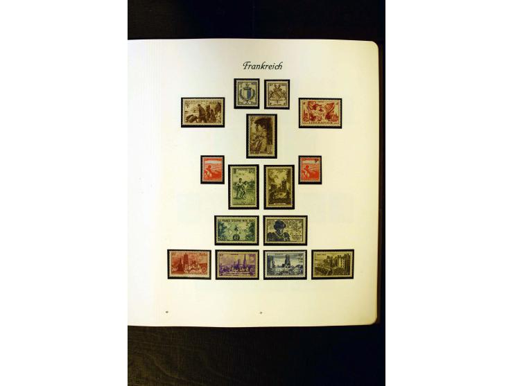 1849/1959, postfrische, ungebrauchte und gestempelte Sammlung mit vielen guten Ausgaben wie Mi.-Nr. 311, 321, Bl.1, 3, Porto,