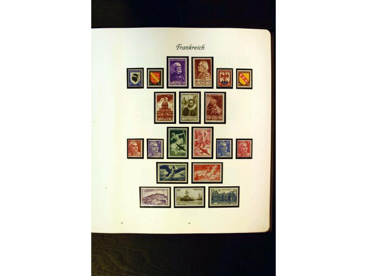 1849/1959, postfrische, ungebrauchte und gestempelte Sammlung mit vielen guten Ausgaben wie Mi.-Nr. 311, 321, Bl.1, 3, Porto,