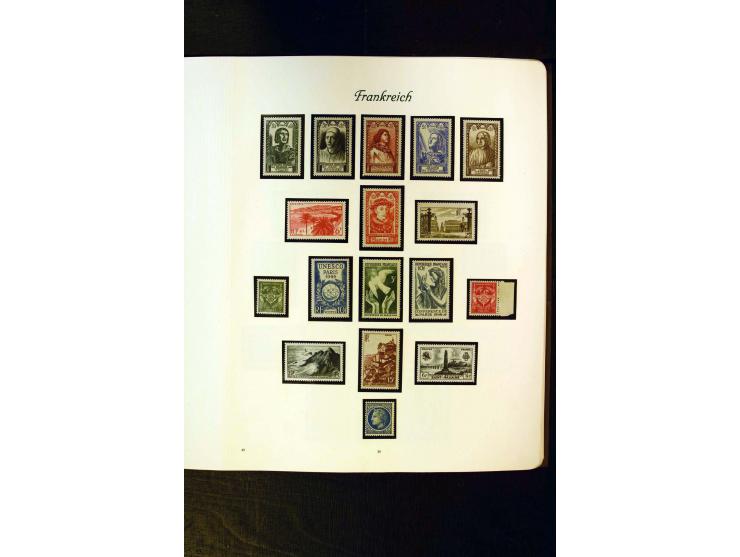 1849/1959, postfrische, ungebrauchte und gestempelte Sammlung mit vielen guten Ausgaben wie Mi.-Nr. 311, 321, Bl.1, 3, Porto,