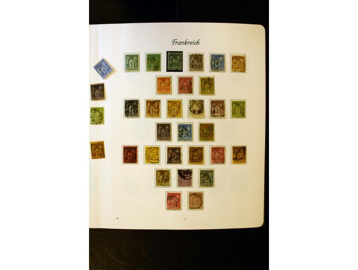 1849/1959, postfrische, ungebrauchte und gestempelte Sammlung mit vielen guten Ausgaben wie Mi.-Nr. 311, 321, Bl.1, 3, Porto,