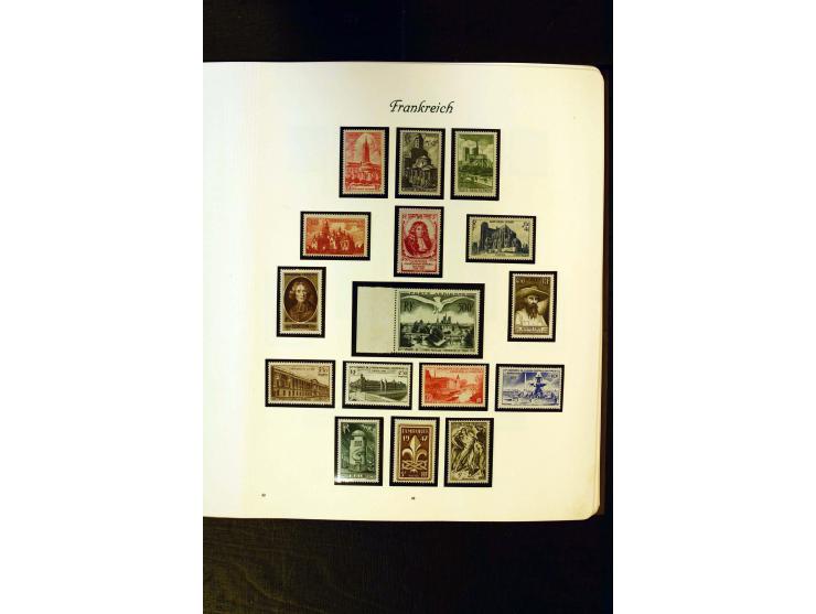 1849/1959, postfrische, ungebrauchte und gestempelte Sammlung mit vielen guten Ausgaben wie Mi.-Nr. 311, 321, Bl.1, 3, Porto,