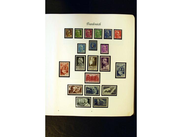 1849/1959, postfrische, ungebrauchte und gestempelte Sammlung mit vielen guten Ausgaben wie Mi.-Nr. 311, 321, Bl.1, 3, Porto,
