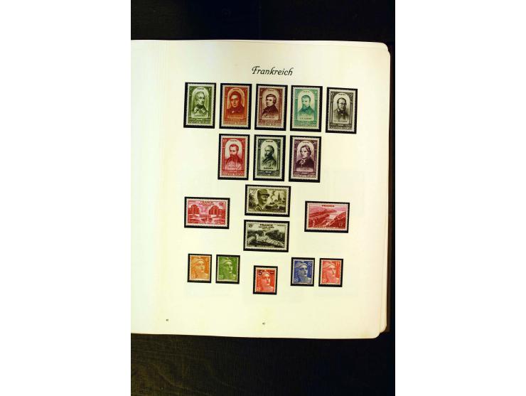 1849/1959, postfrische, ungebrauchte und gestempelte Sammlung mit vielen guten Ausgaben wie Mi.-Nr. 311, 321, Bl.1, 3, Porto,