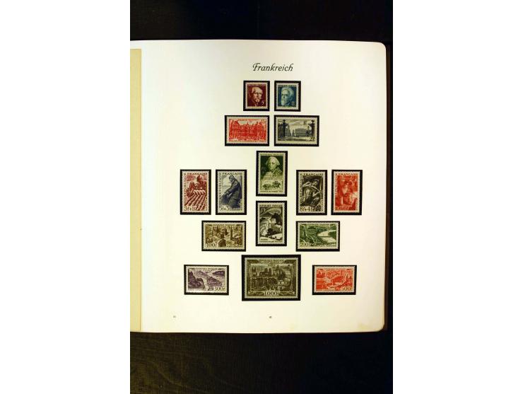 1849/1959, postfrische, ungebrauchte und gestempelte Sammlung mit vielen guten Ausgaben wie Mi.-Nr. 311, 321, Bl.1, 3, Porto,