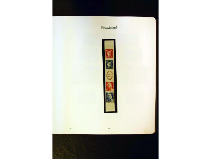 1849/1959, postfrische, ungebrauchte und gestempelte Sammlung mit vielen guten Ausgaben wie Mi.-Nr. 311, 321, Bl.1, 3, Porto,