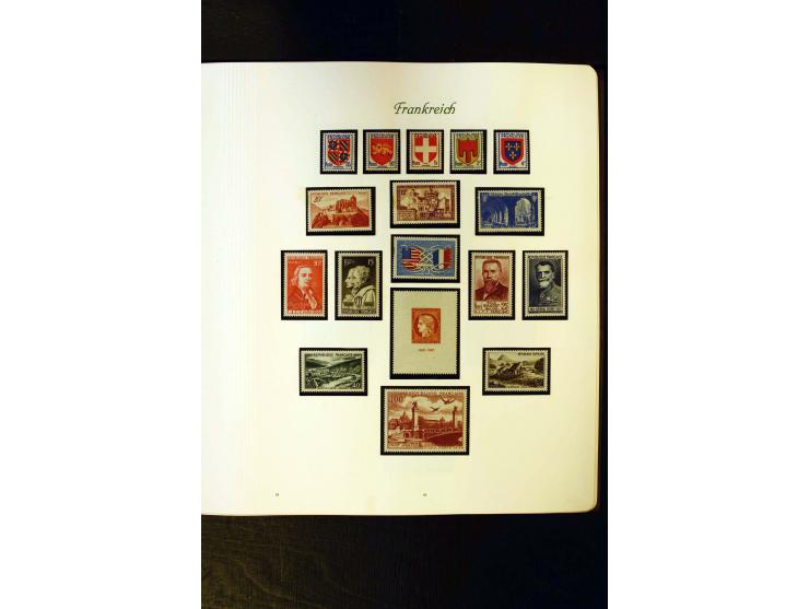 1849/1959, postfrische, ungebrauchte und gestempelte Sammlung mit vielen guten Ausgaben wie Mi.-Nr. 311, 321, Bl.1, 3, Porto,