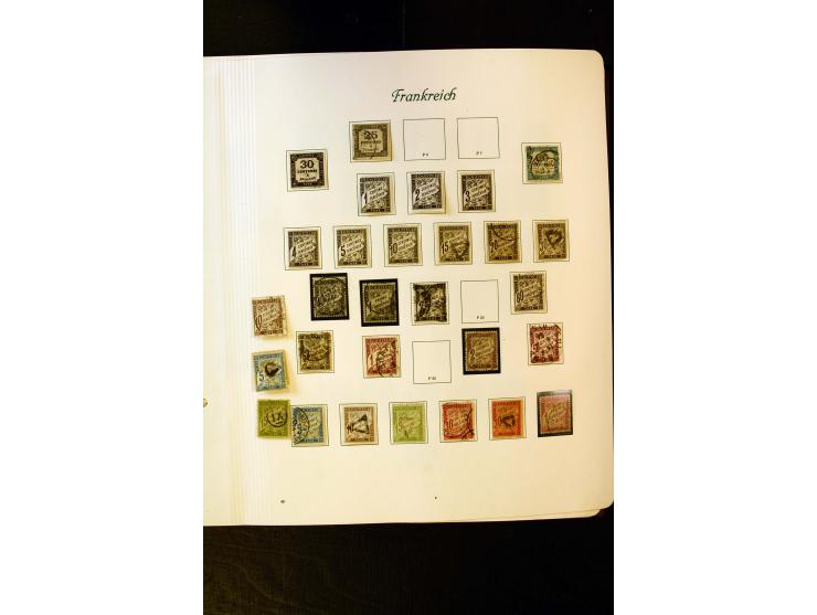 1849/1959, postfrische, ungebrauchte und gestempelte Sammlung mit vielen guten Ausgaben wie Mi.-Nr. 311, 321, Bl.1, 3, Porto,