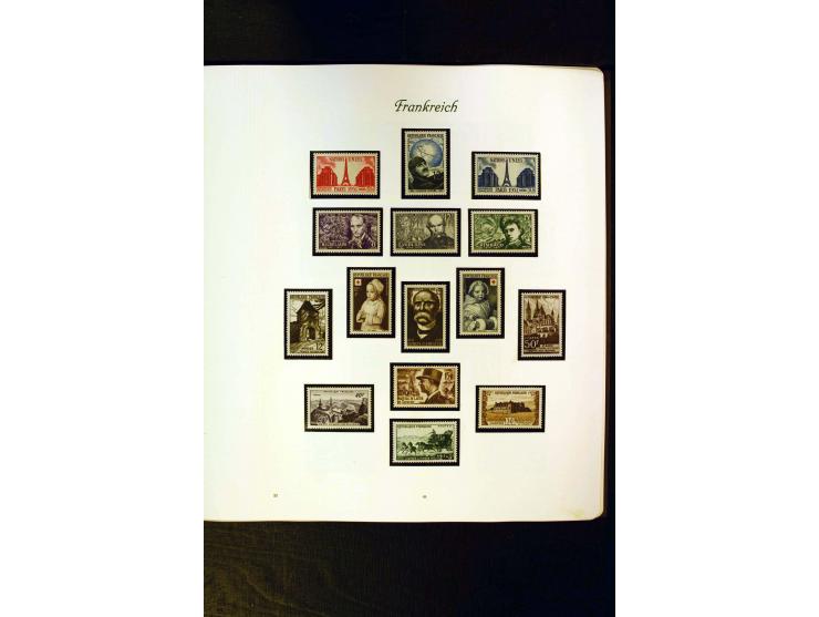 1849/1959, postfrische, ungebrauchte und gestempelte Sammlung mit vielen guten Ausgaben wie Mi.-Nr. 311, 321, Bl.1, 3, Porto,