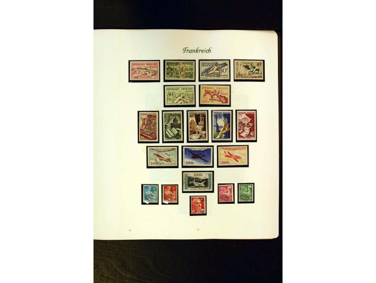 1849/1959, postfrische, ungebrauchte und gestempelte Sammlung mit vielen guten Ausgaben wie Mi.-Nr. 311, 321, Bl.1, 3, Porto,