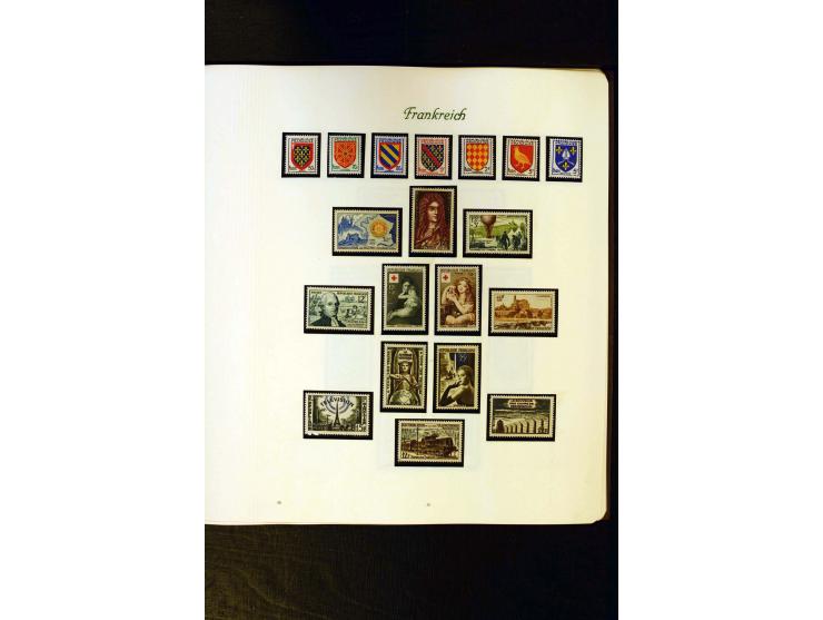 1849/1959, postfrische, ungebrauchte und gestempelte Sammlung mit vielen guten Ausgaben wie Mi.-Nr. 311, 321, Bl.1, 3, Porto,