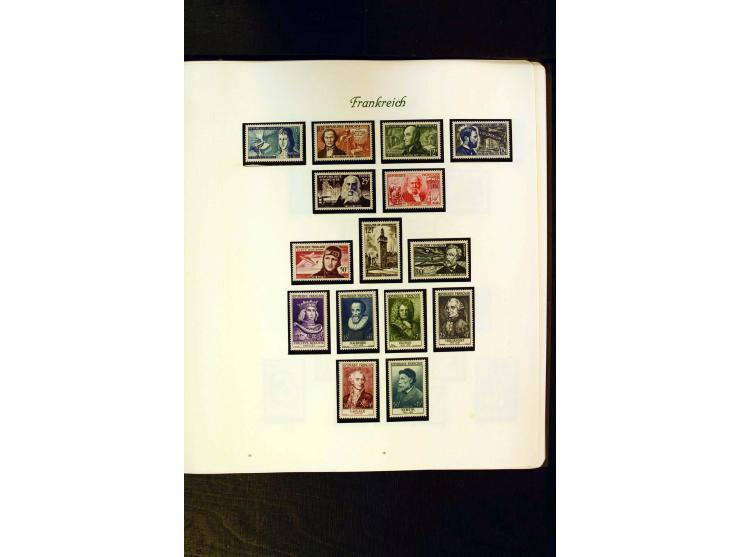 1849/1959, postfrische, ungebrauchte und gestempelte Sammlung mit vielen guten Ausgaben wie Mi.-Nr. 311, 321, Bl.1, 3, Porto,
